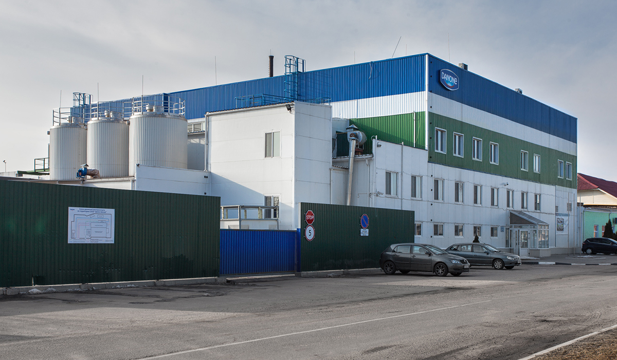 Danone. Молокоперерабатывающий завод, г.Шклов