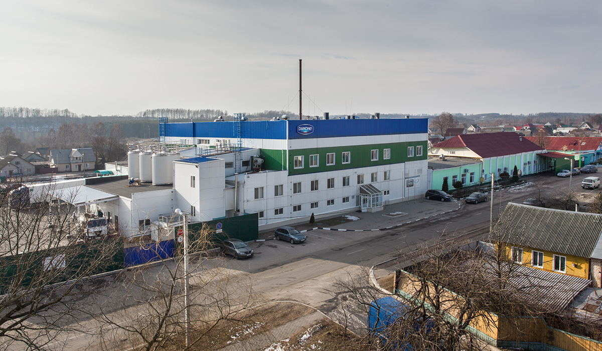 Danone. Молокоперерабатывающий завод, г.Шклов