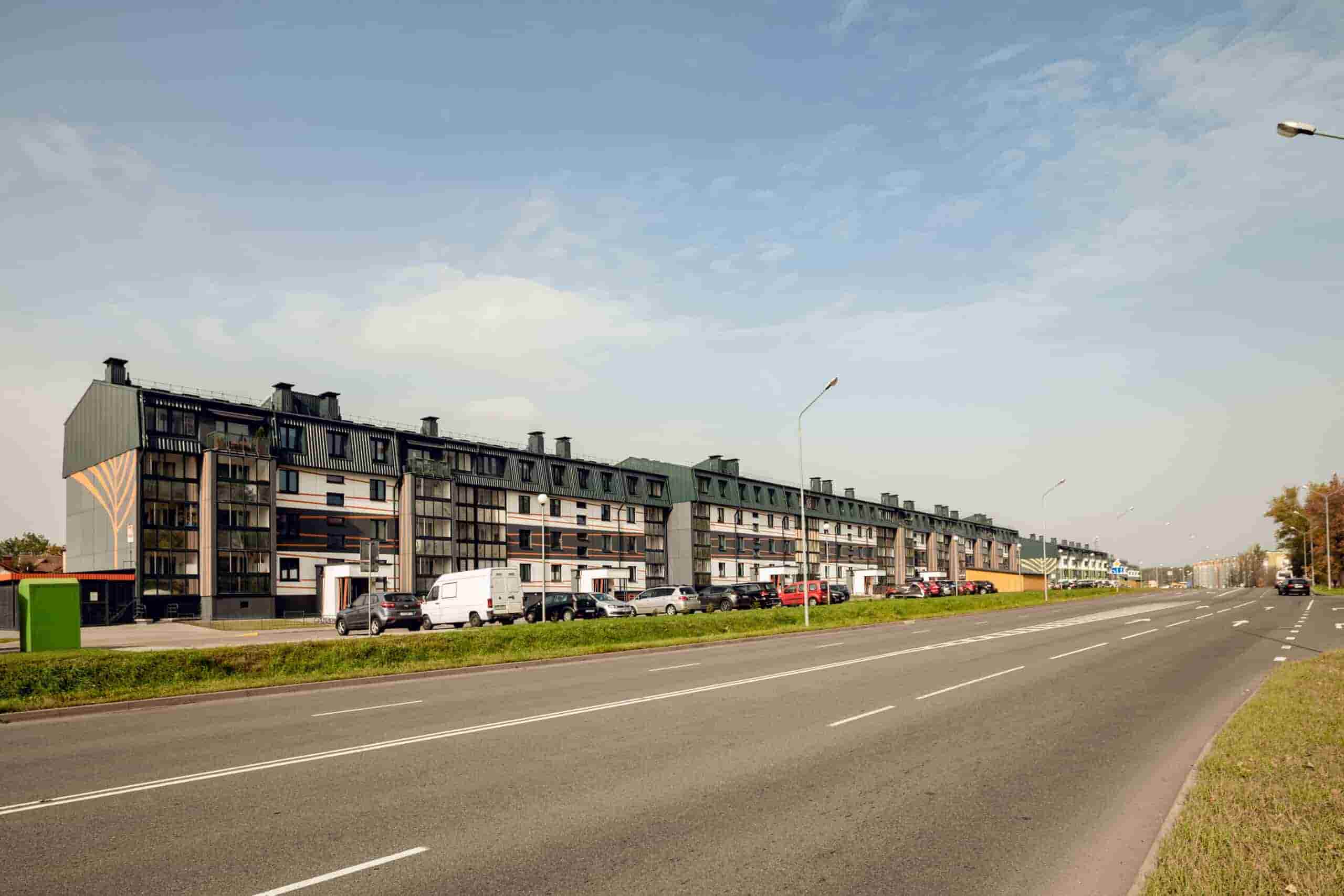 А-100. Жилые дома в квартале Зеленый Бор-3, д.Боровляны