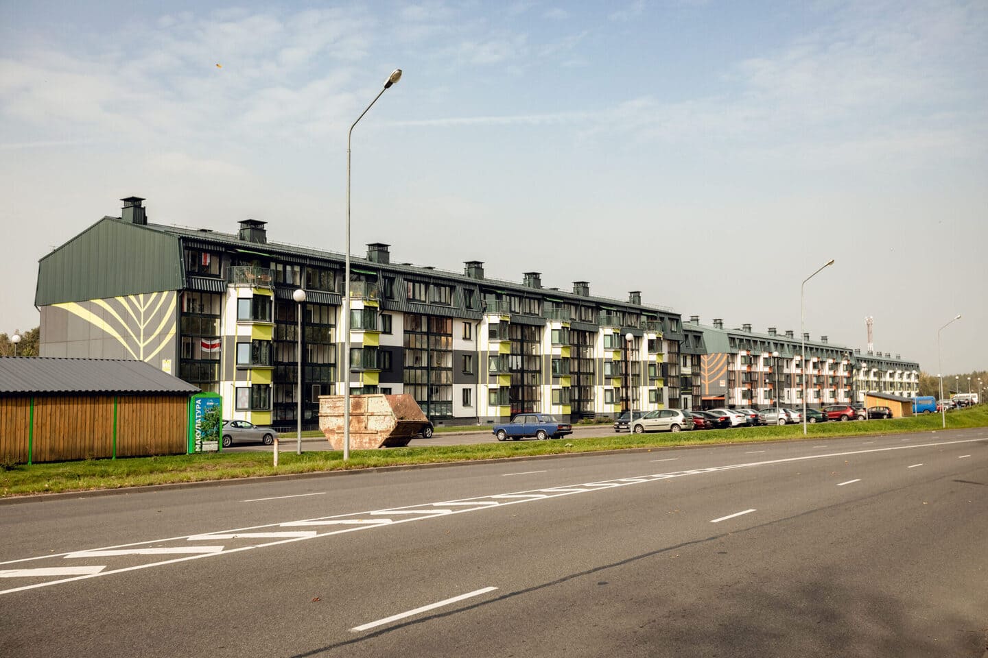 А-100. Жилые дома в квартале Зеленый Бор-3, д.Боровляны