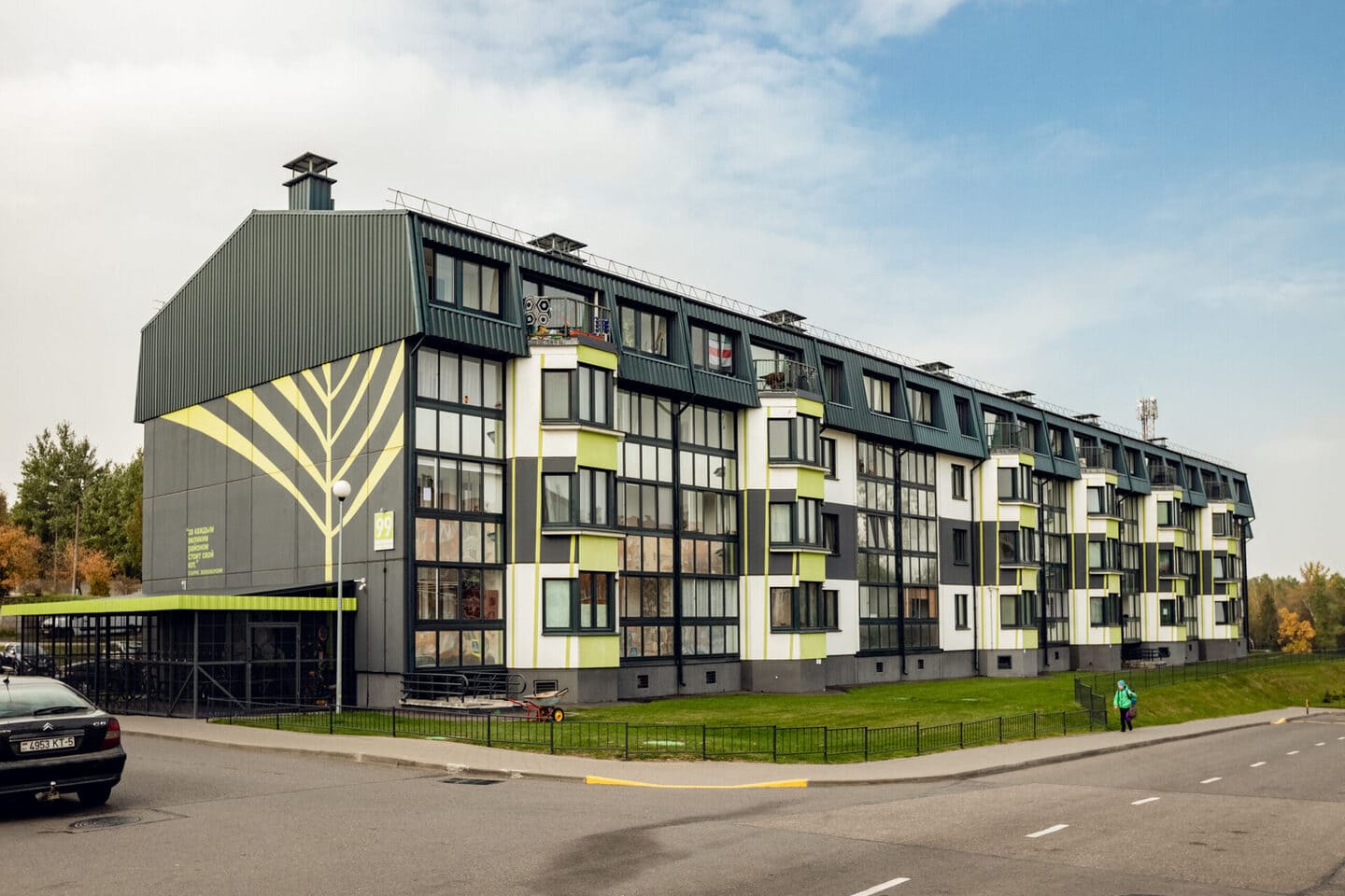 А-100. Жилые дома в квартале Зеленый Бор-3, д.Боровляны